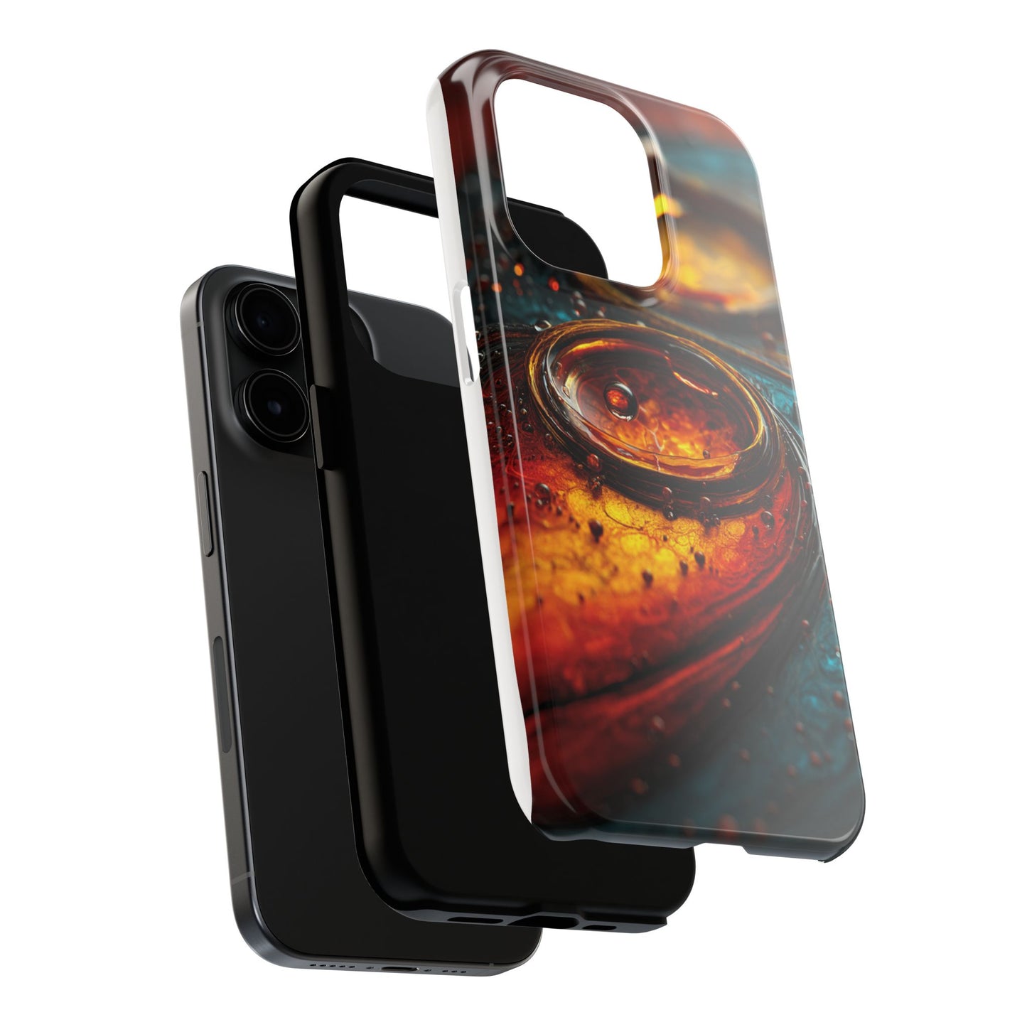Artistic Tough Phone Case – Abstract Colorful Design for Unique Protection