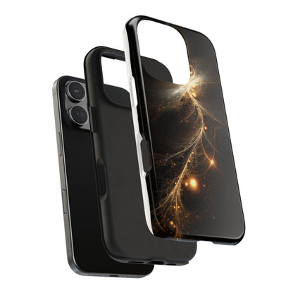 Cosmic Glow Tough Phone Case - Galaxy Design for Sci-Fi Lovers