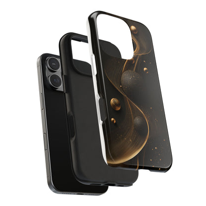 Elegant Abstract Galaxy Tough Phone Case - Perfect for Cosmic Art Lovers