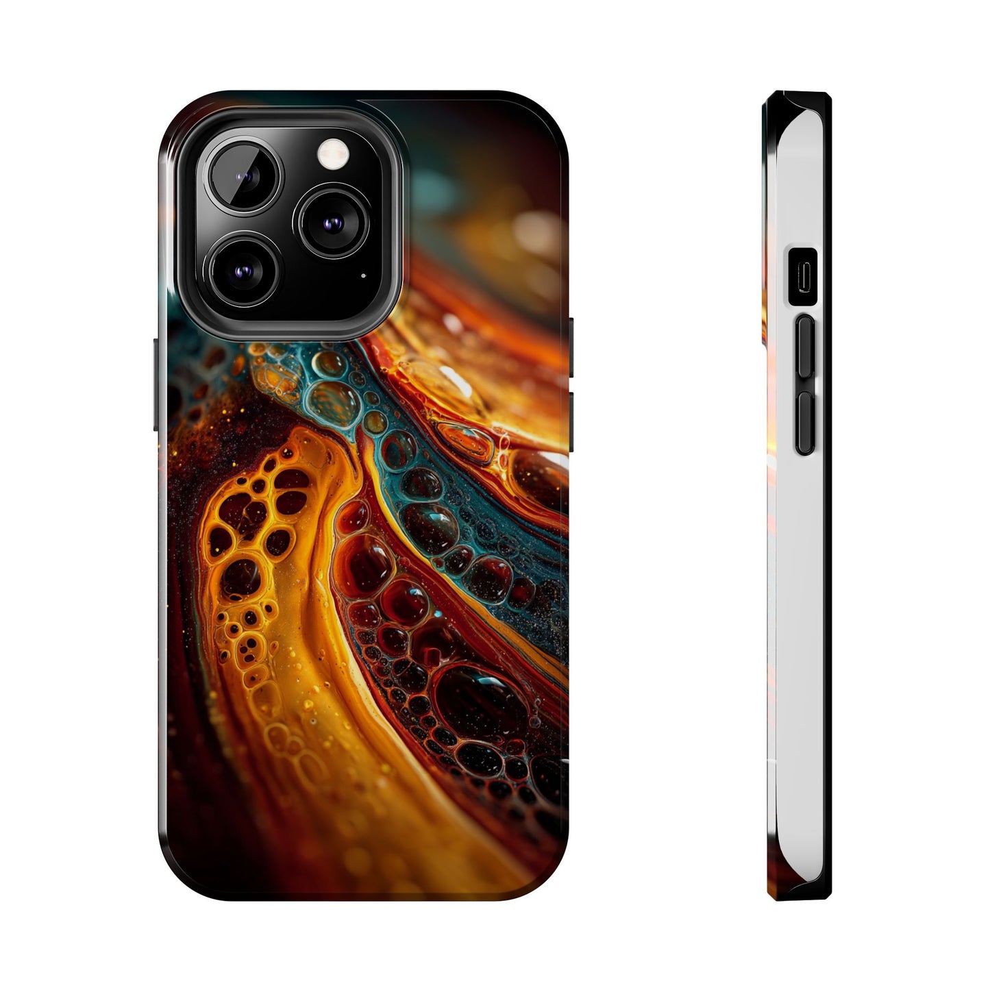Vibrant Abstract Tough Phone Cases – Durable & Stylish Protection