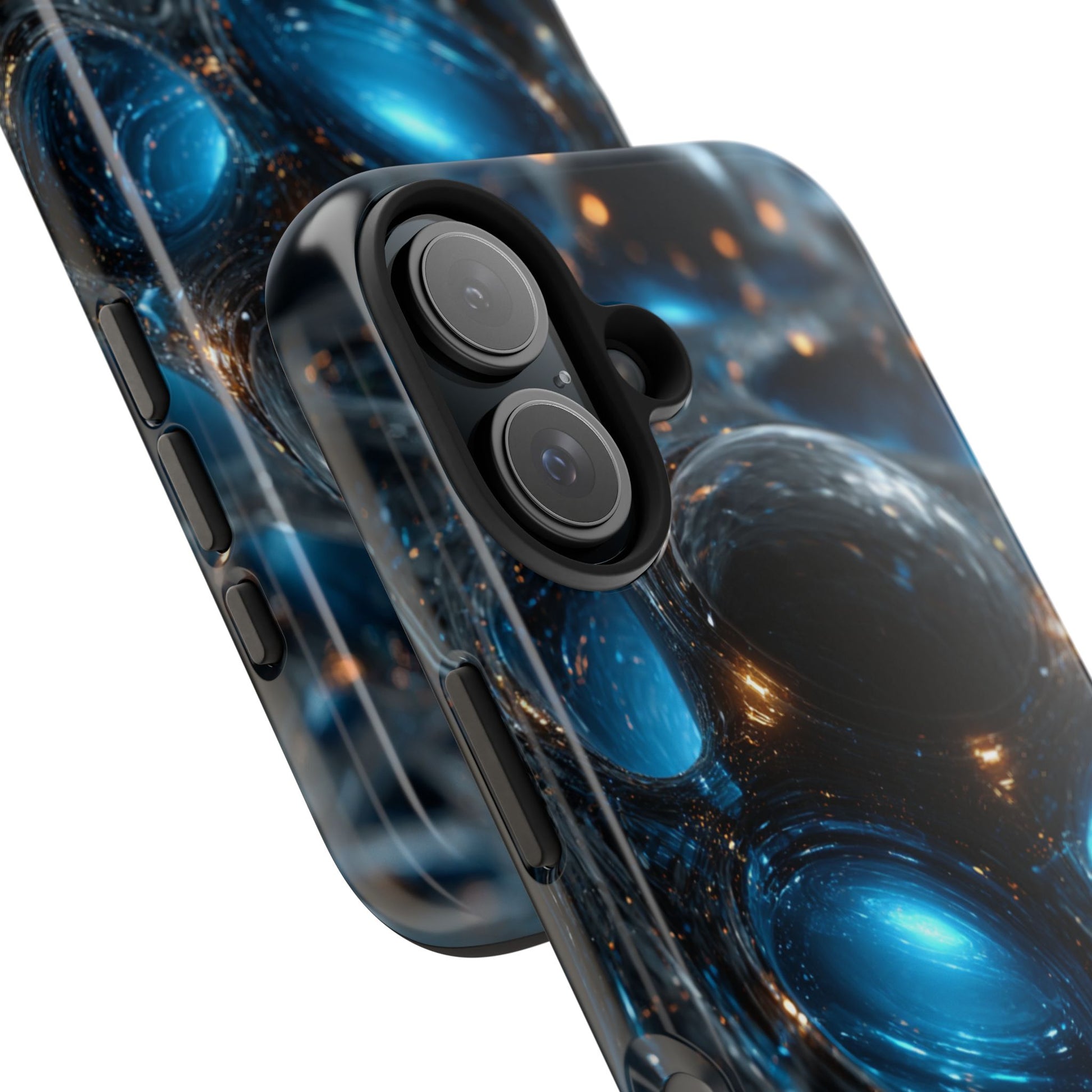 For tech lovers who demand more than basic. Futuristic abstract art meets heavy-duty build.
