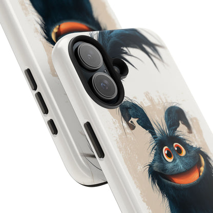 Whimsical Monster Tough Phone Case - Durable Protection for Fun-Loving Individuals