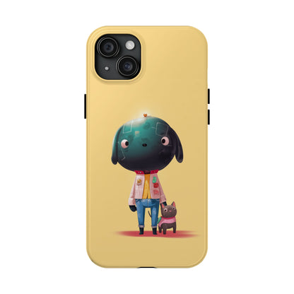 Cute Dog-Themed Tough Phone Cases for Pet Lovers - Durable Protection & Whimsical Design