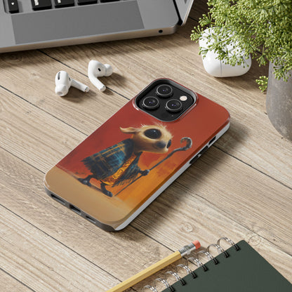 Whimsical Tough Phone Case - Cute Character Design for Kids & Adults