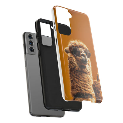 Funny Llama Tough Phone Case - Durable Protection with Cool Vibe