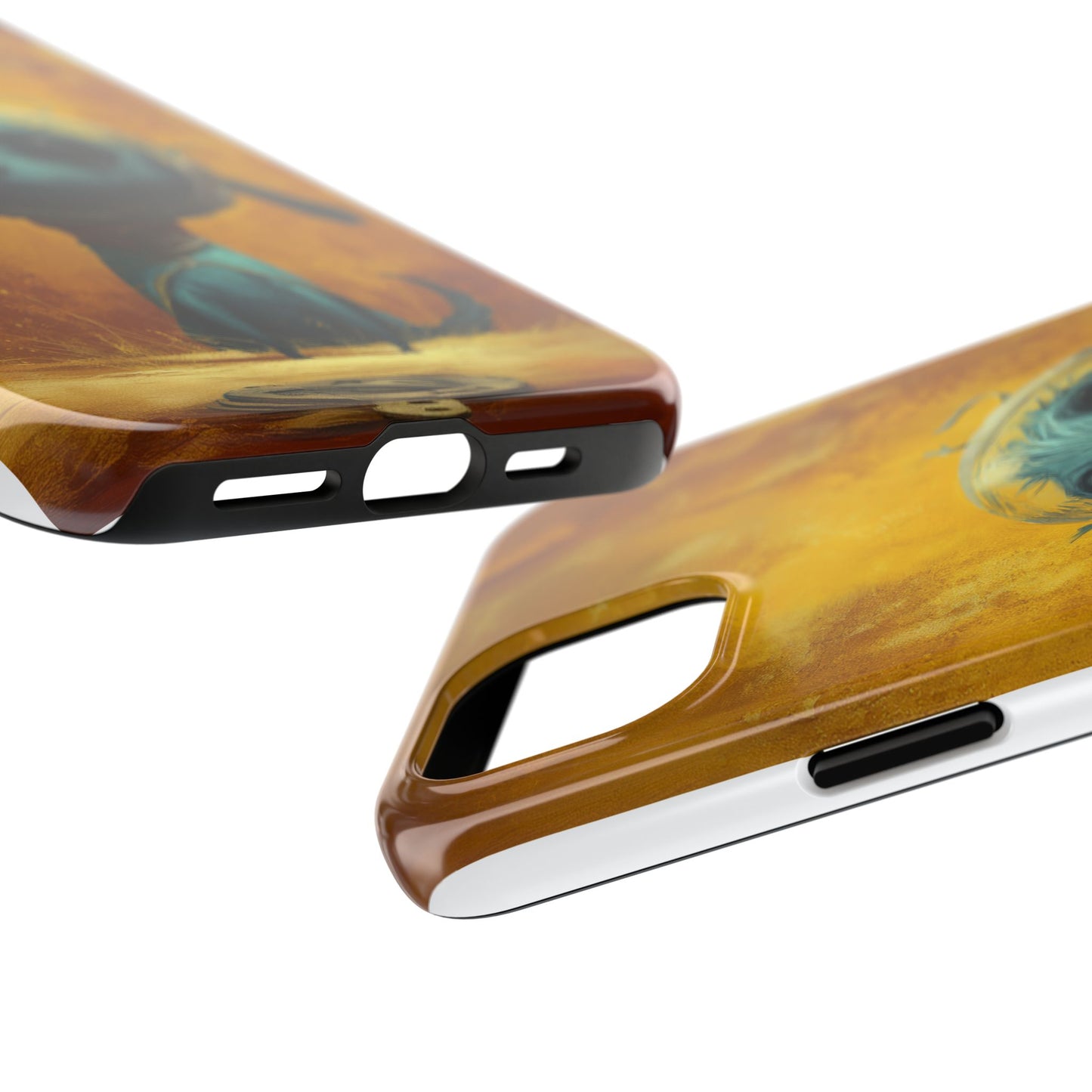 Cute Dog Art Tough Phone Case - Stylish & Protective