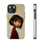 Artistic Tough Phone Case - Cute Character Design for Kids and Teens