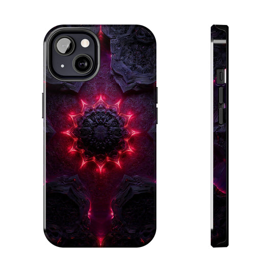 Solar Nexus Neon Nexus Phone Case - Stellar Core Energy Ring by Artist Skipper | Premium Space Tech Phone Cover