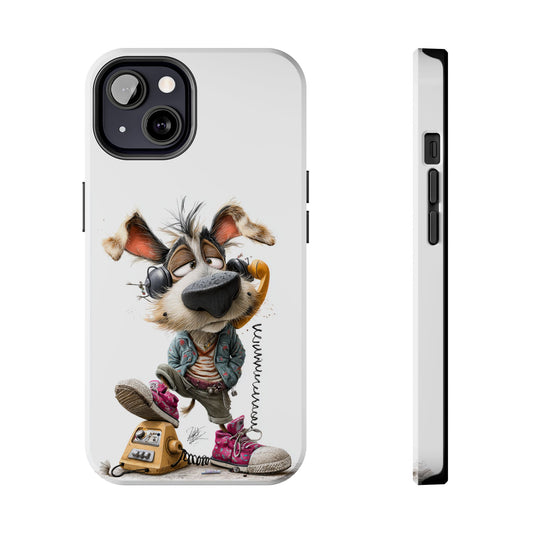 Whimsical Dog Phone Case by Skipper – Tough Protection & Cute Art for Pet Lovers
