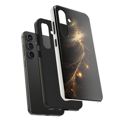 Cosmic Glow Tough Phone Case - Galaxy Design for Sci-Fi Lovers