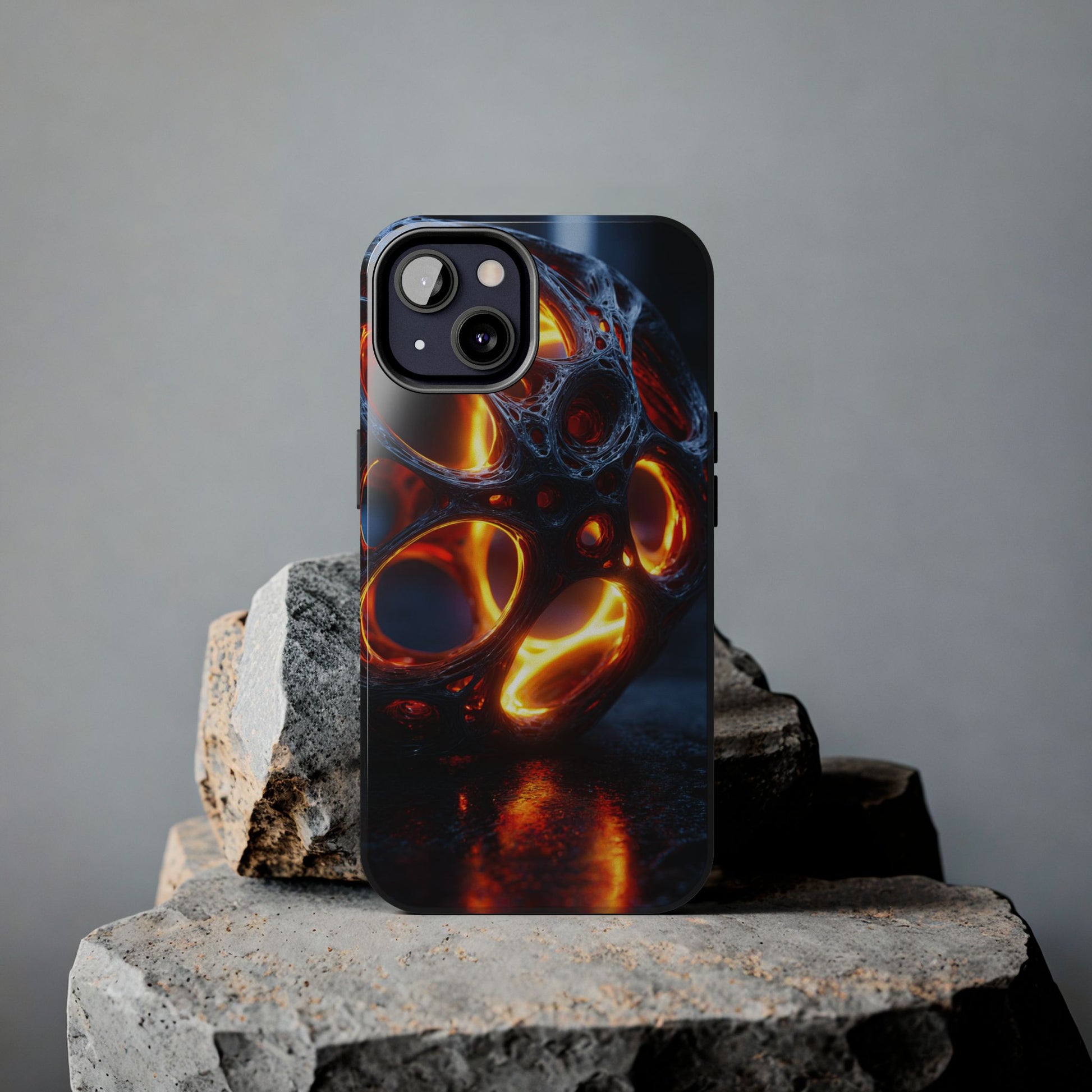 Premium textured phone case abstract design