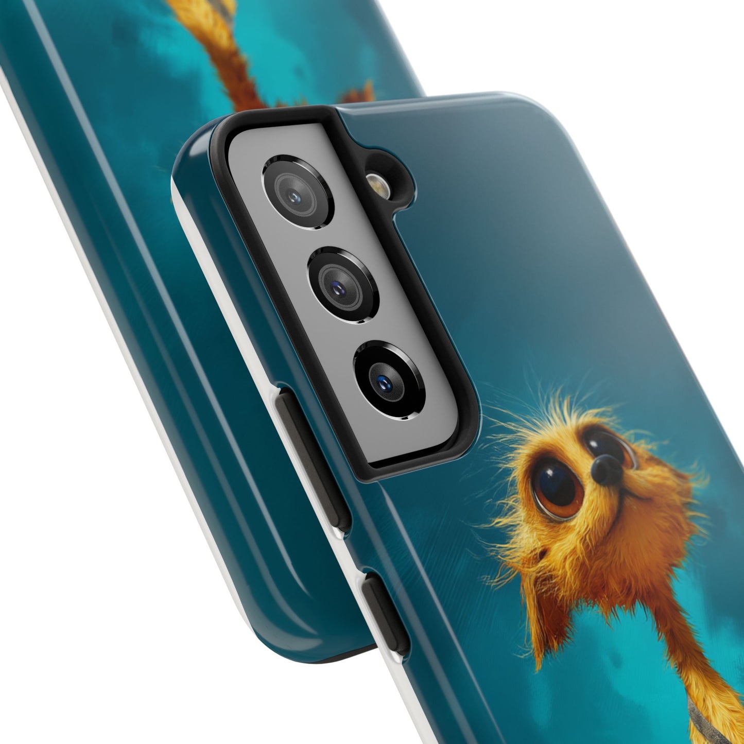 Whimsical Dog Art Tough Phone Case - Durable and Stylish Protection for Pet Lovers