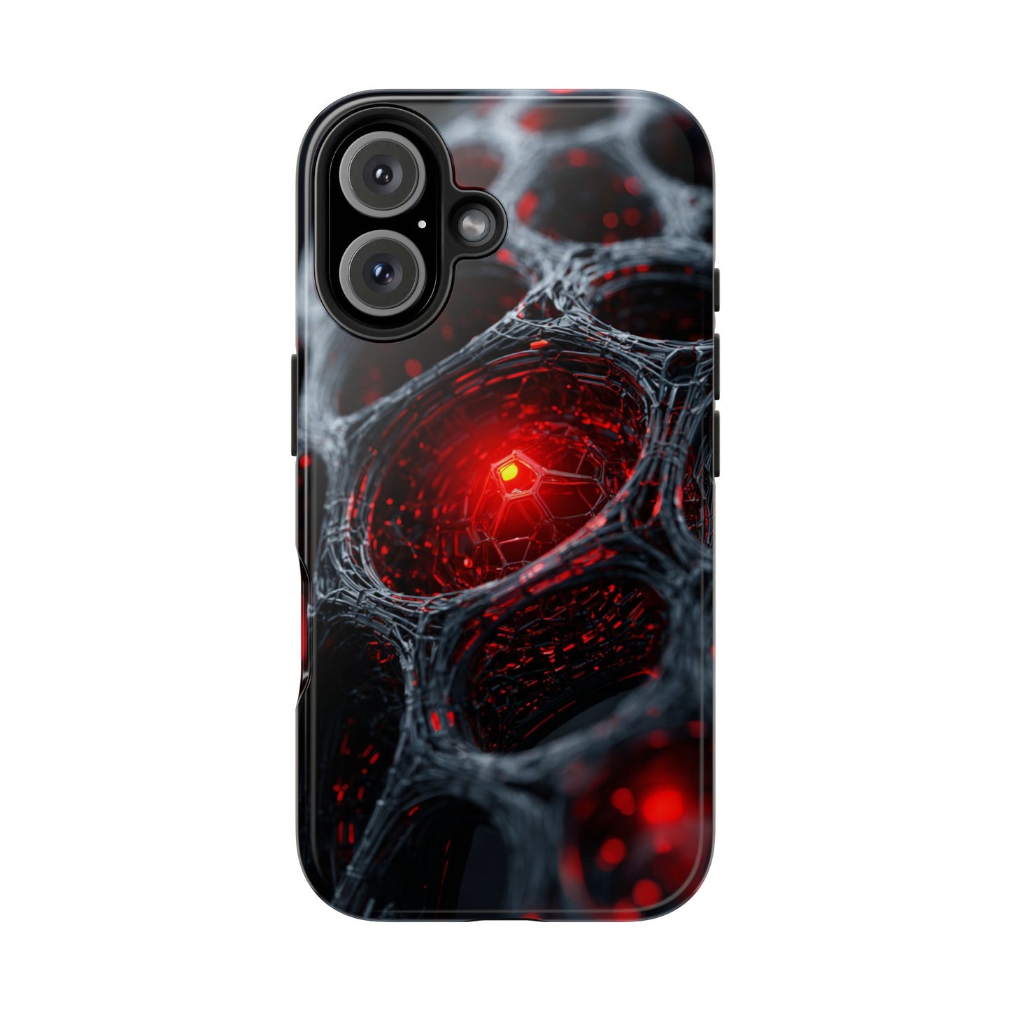Stand out with this vibrant red tough phone case designed for durability.
