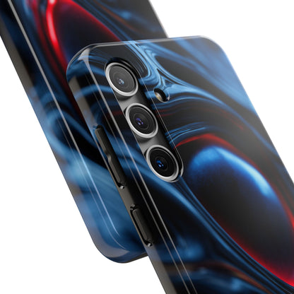 Edgy Tough Phone Case | Durable Smartphone Protection, Cyberpunk Design, Unique Gift for Him, Halloween Tech Accessory