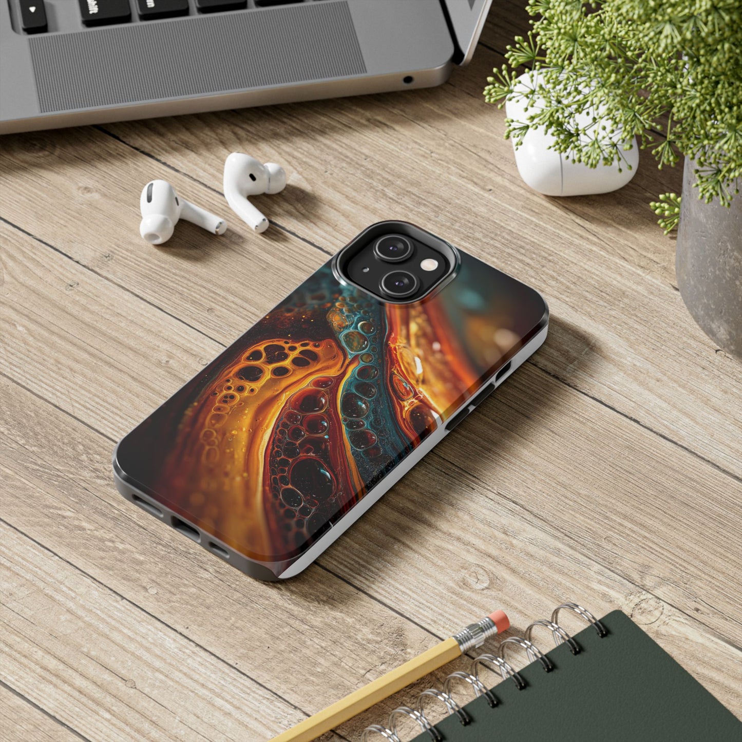 Vibrant Abstract Tough Phone Cases – Durable & Stylish Protection