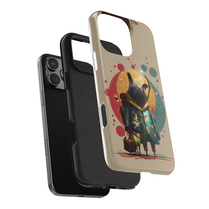 Whimsical Pet-Inspired Tough Phone Case - Perfect for Animal Lovers