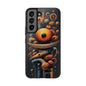 Unique Tough Phone Case with Abstract Art Design