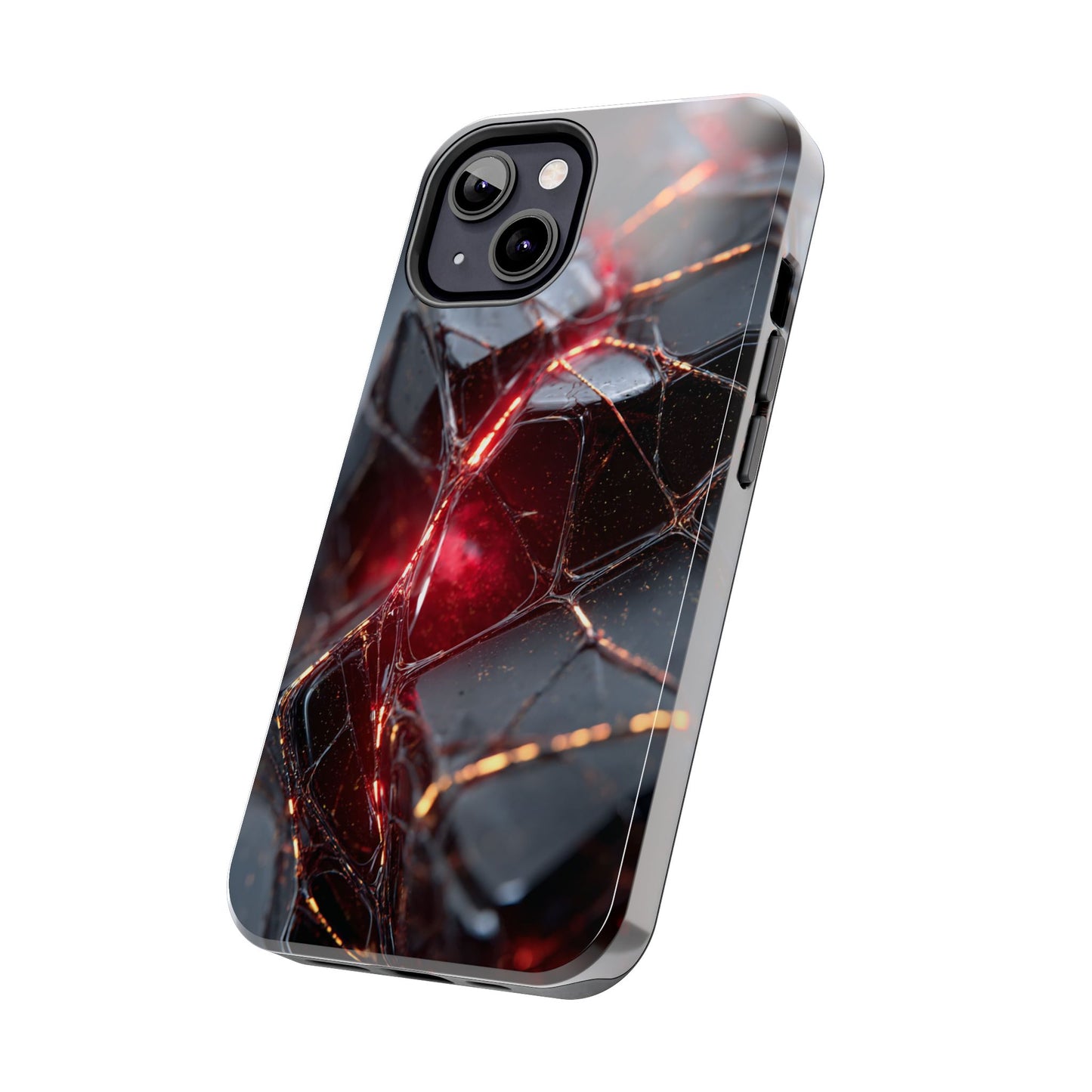 Edgy Tough Phone Cases with Dark Texture Design, Durable iPhone Covers, Unique Phone Accessories, Gift for Tech Lovers, Protective Cases