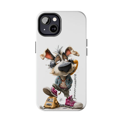 Whimsical Dog Phone Case by Skipper – Tough Protection & Cute Art for Pet Lovers