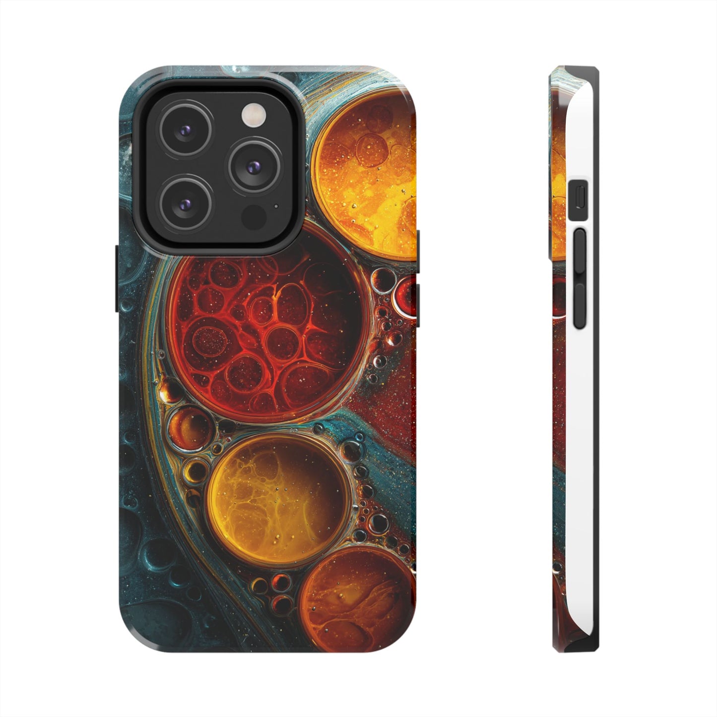 Vibrant Abstract Tough Phone Case - Durable Protection with Artistic Design