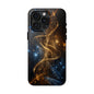 Stylish Tough Phone Cases with Sparkling Swirls Design