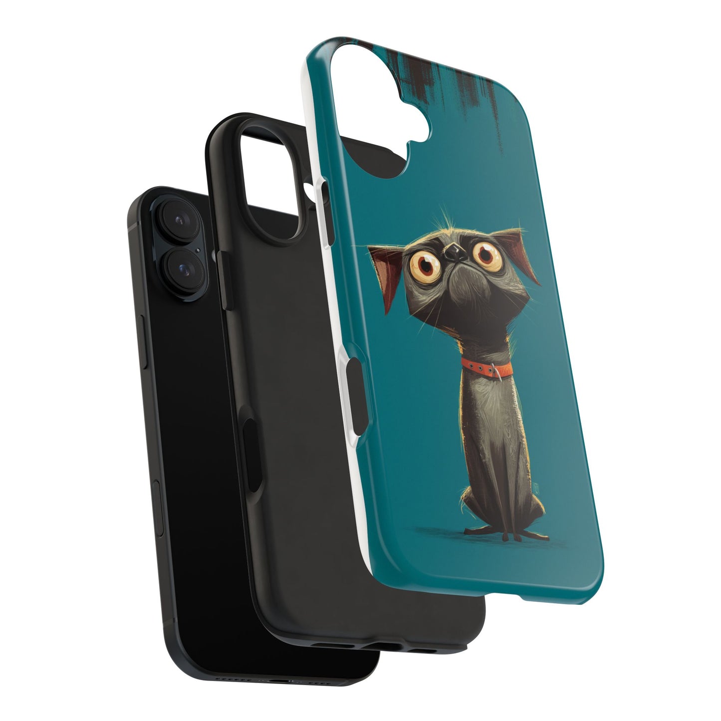Cute Dog Tough Phone Case - Durable Protection for Pet Lovers