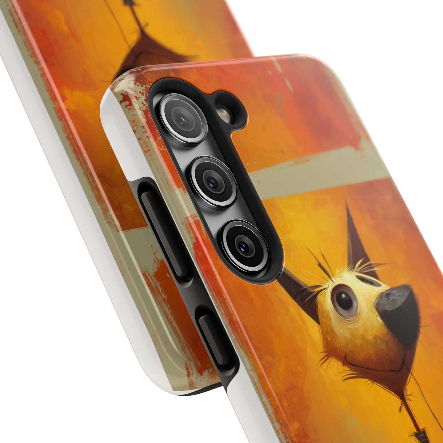 Whimsical Dog Art Tough Phone Case - Fun & Stylish Pet Lover Gift