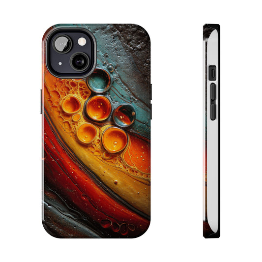 Artistic Tough Phone Case - Unique Abstract Design for Durable Protection