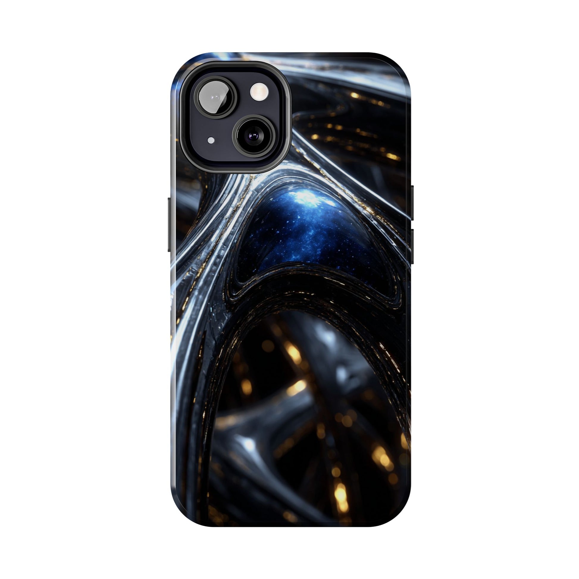 Durable phone cover featuring radiant glowing stars and nebulae
