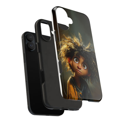 Whimsical Character Tough Phone Case for Kids