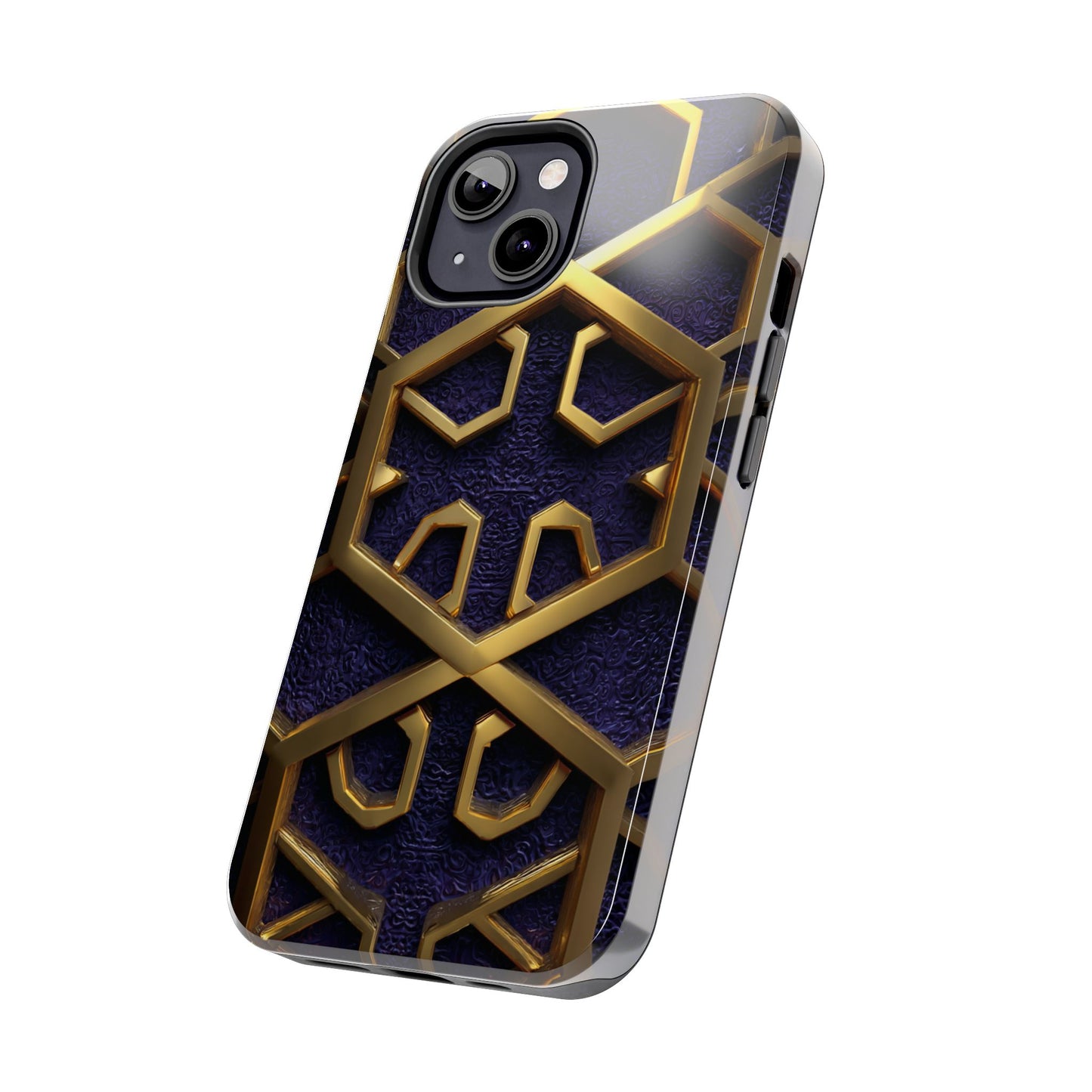 Elegant Geometric Tough Phone Case by Skipper – Durable Stylish Protection & Creative Gift for Tech Lovers