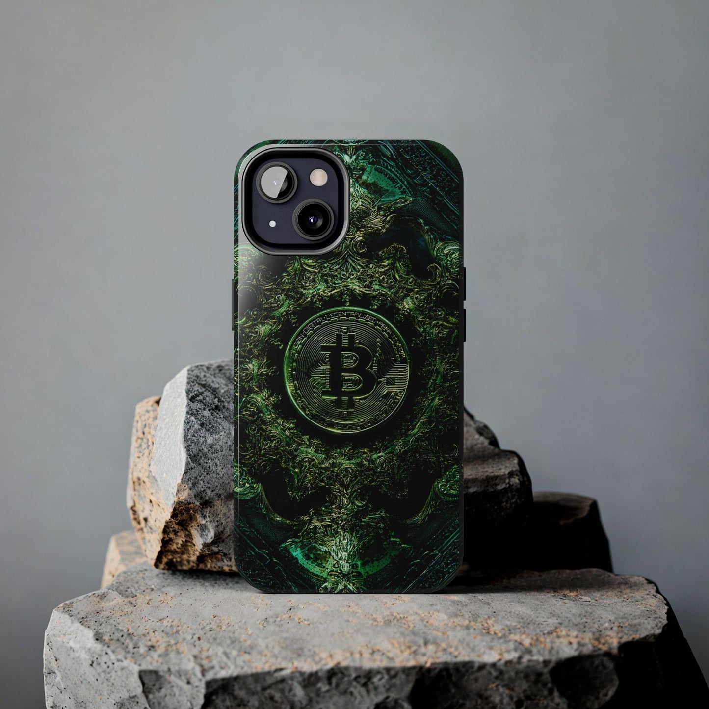 Bitcoin Cryptocurrency Tough Phone Case by Skipper – Durable Premium Tech Accessory