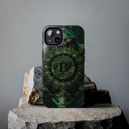 Bitcoin Cryptocurrency Tough Phone Case by Skipper – Durable Premium Tech Accessory