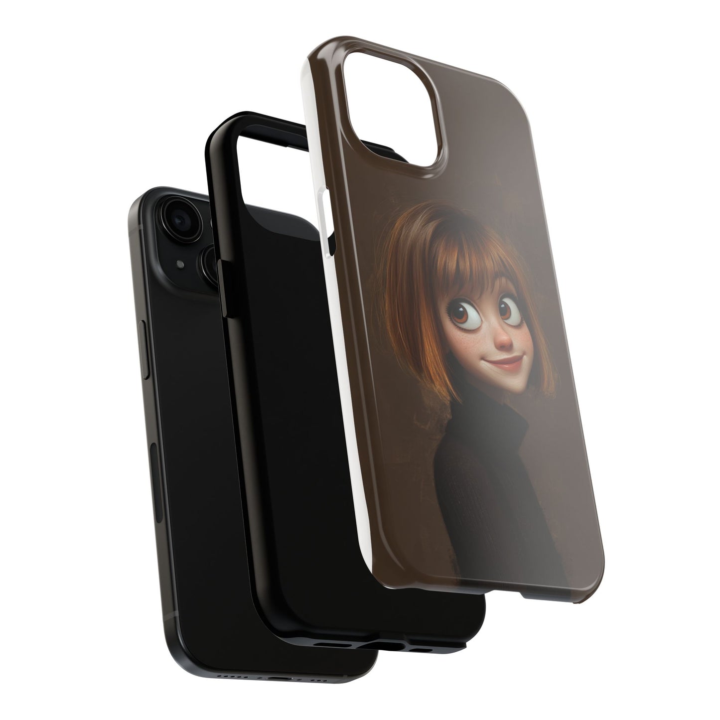 Cute Cartoon Character Tough Phone Case - Durable & Stylish Protection