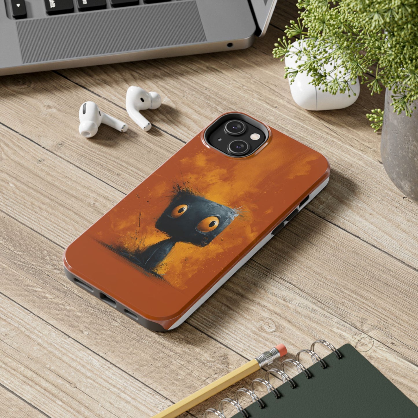 Cute Monster Tough Phone Case - Durable Protector for Kids & Adults