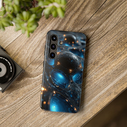 Dynamic blue abstractions combined with unbeatable toughness — protect your tech with style and confidence.