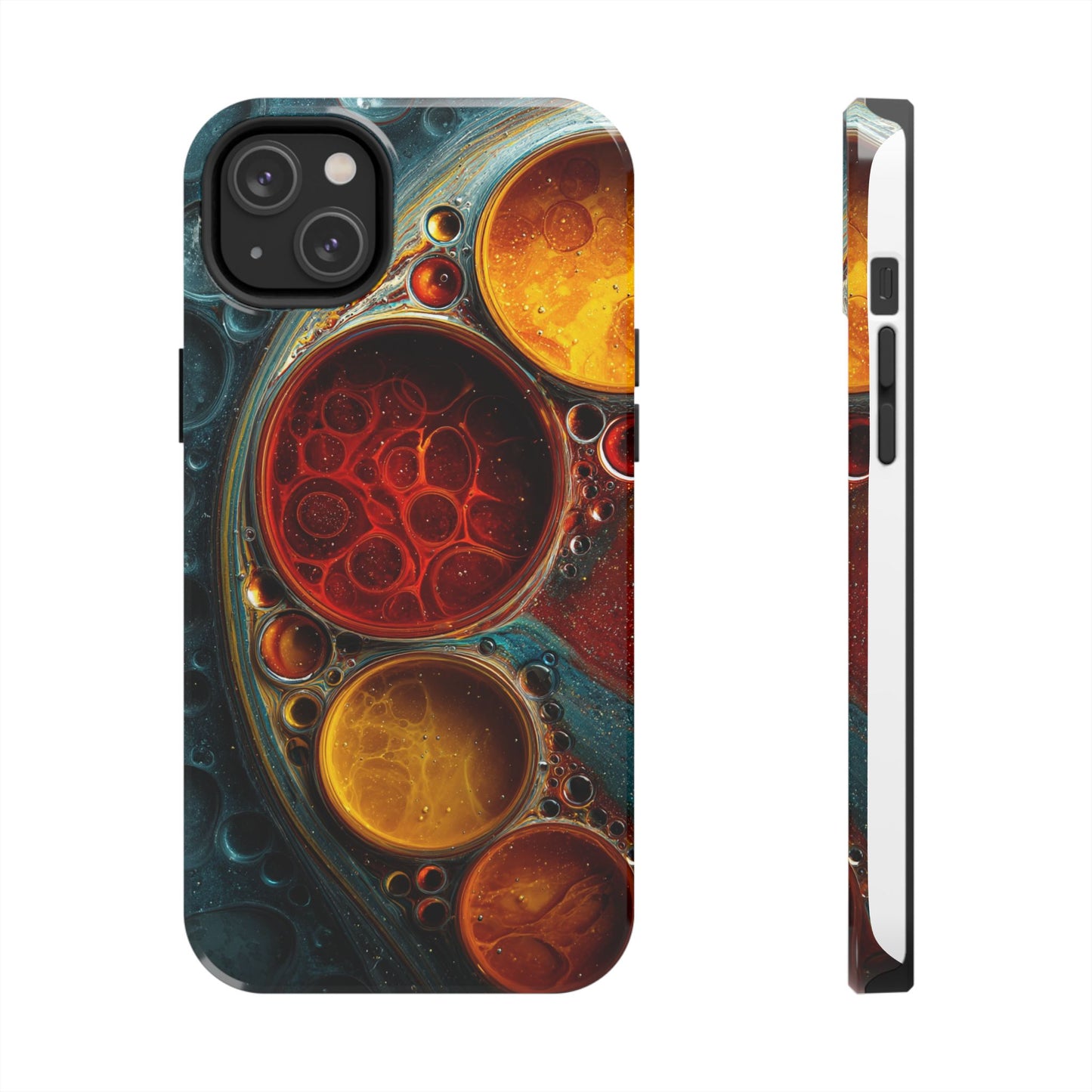 Vibrant Abstract Tough Phone Case - Durable Protection with Artistic Design