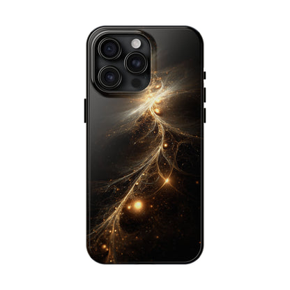 Cosmic Glow Tough Phone Case - Galaxy Design for Sci-Fi Lovers