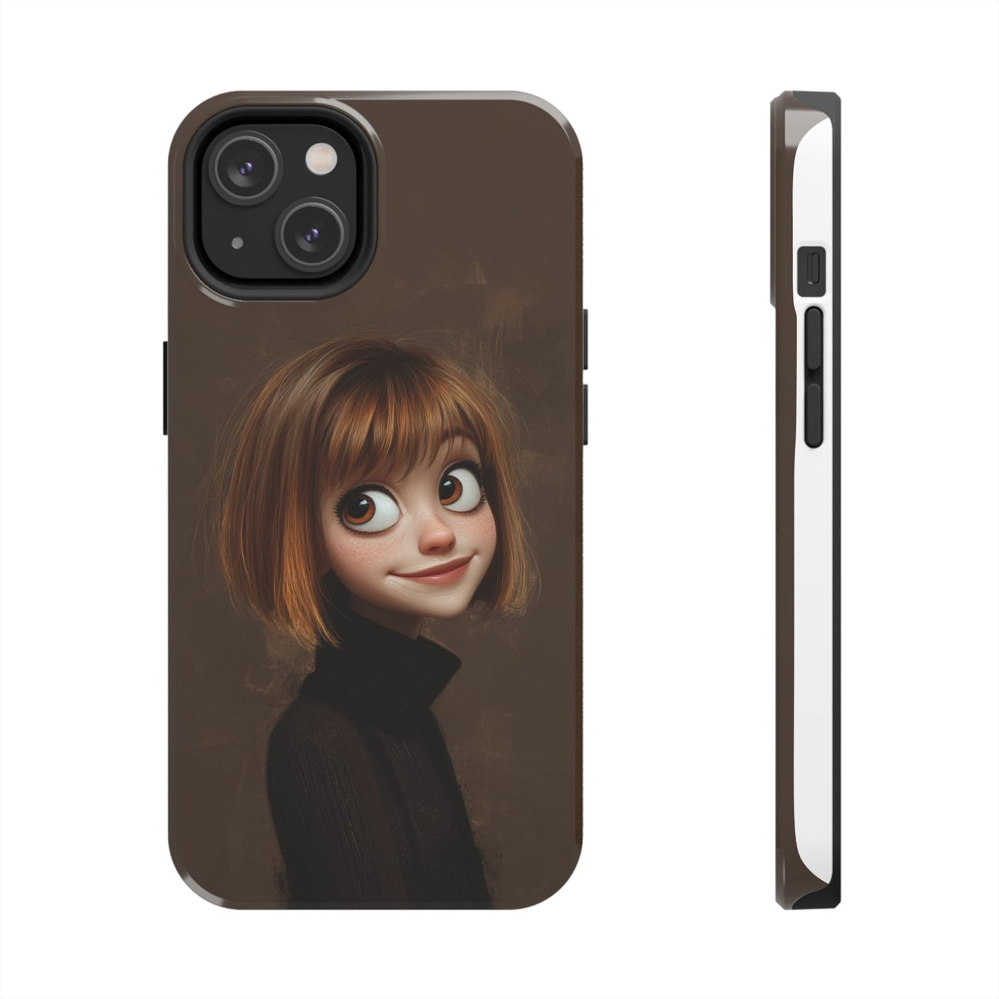 Cute Cartoon Character Tough Phone Case - Durable & Stylish Protection