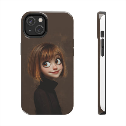 Cute Cartoon Character Tough Phone Case - Durable & Stylish Protection