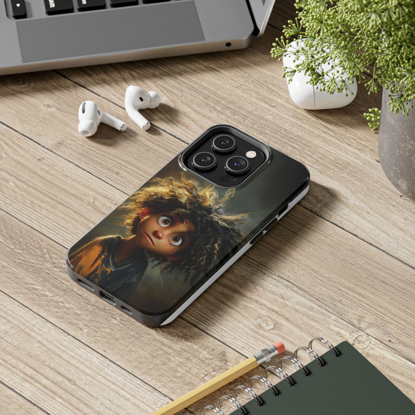 Whimsical Character Tough Phone Case for Kids