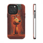 Playful Dog Art Tough Phone Case - Perfect for Pet Lovers