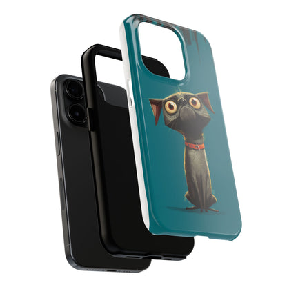 Cute Dog Tough Phone Case - Durable Protection for Pet Lovers