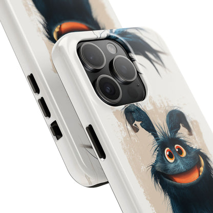 Whimsical Monster Tough Phone Case - Durable Protection for Fun-Loving Individuals