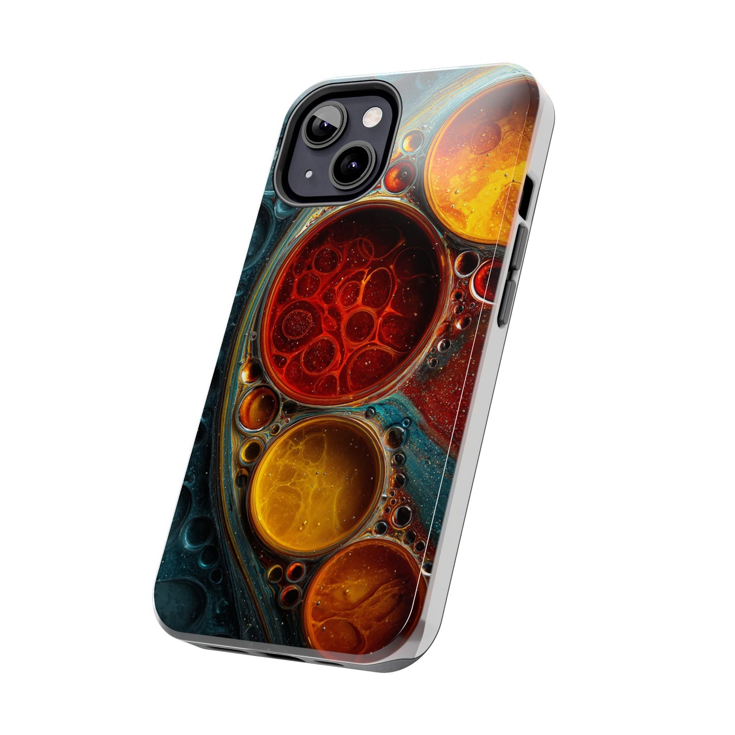 Vibrant Abstract Tough Phone Case - Durable Protection with Artistic Design