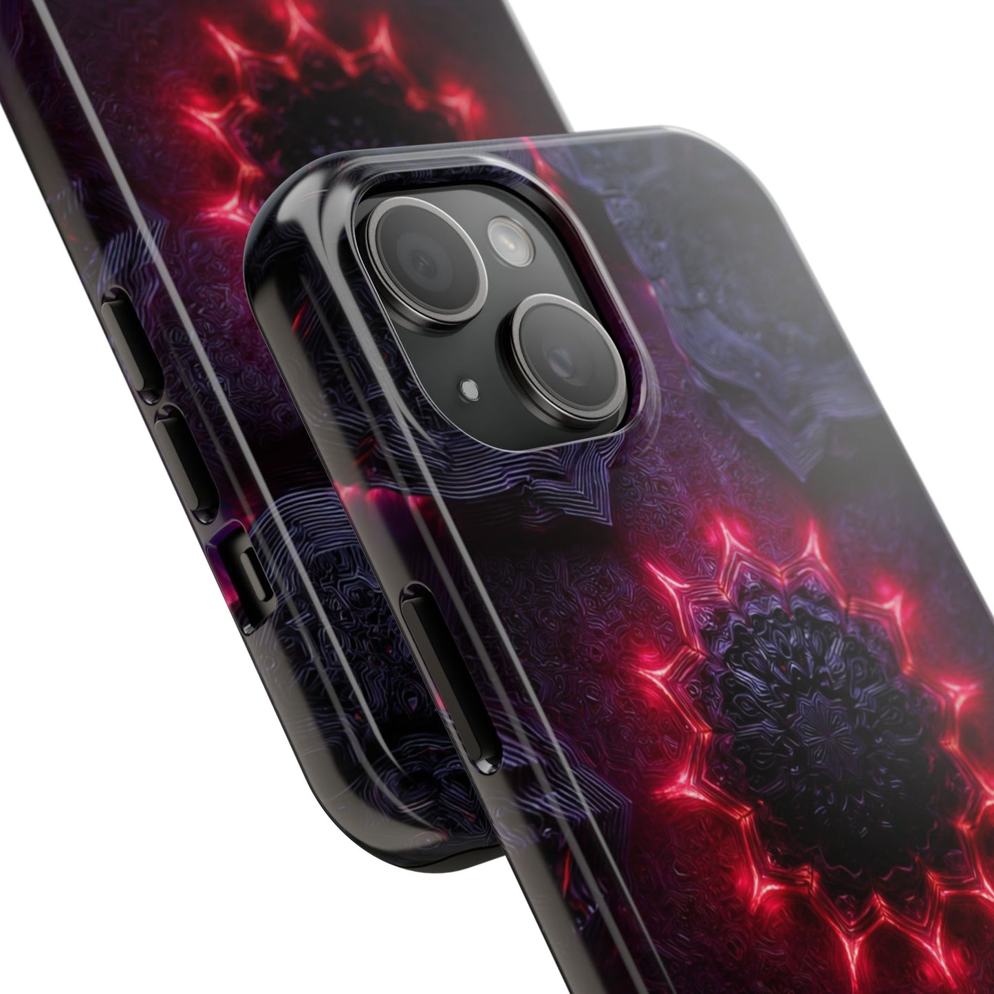 Solar Nexus Neon Nexus Phone Case - Stellar Core Energy Ring by Artist Skipper | Premium Space Tech Phone Cover