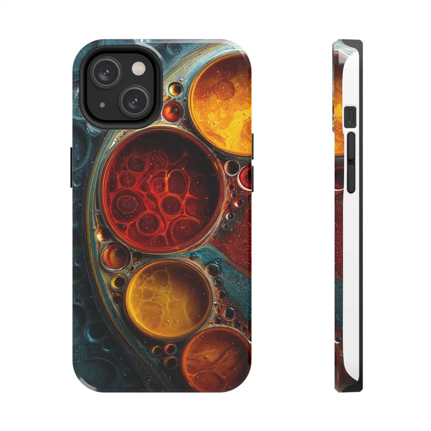 Vibrant Abstract Tough Phone Case - Durable Protection with Artistic Design