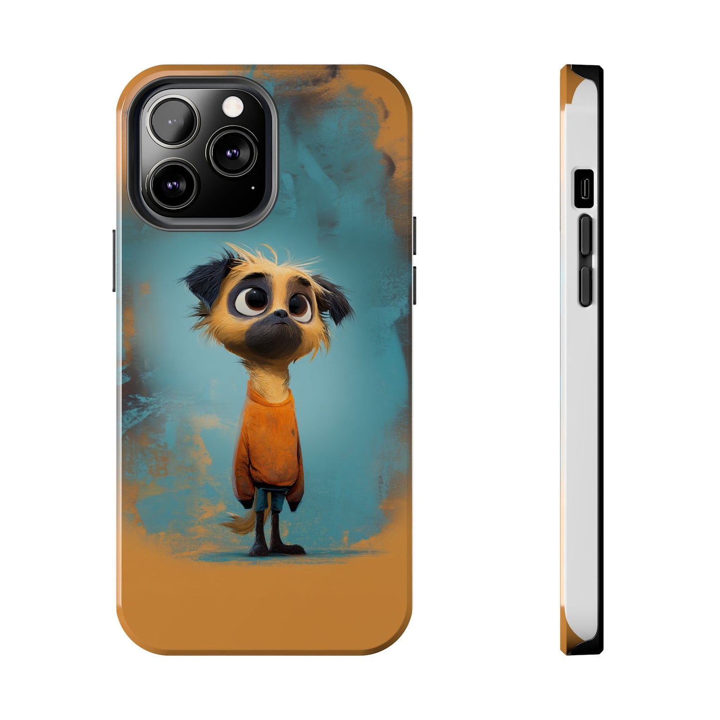 Cute Cartoon Dog Tough Phone Case for Pet Lovers