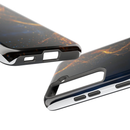 Galaxy Sparkle Tough Phone Case - Durable Protection with Elegant Design