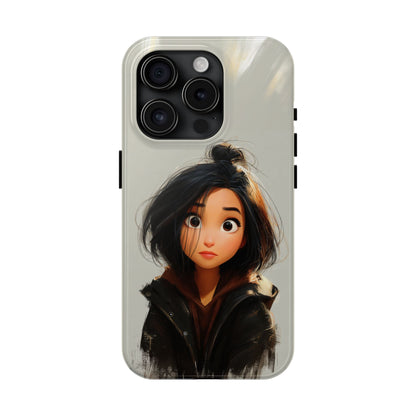 Artistic Tough Phone Case - Unique Design for Creative Souls